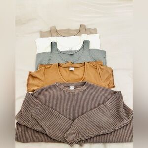 Jax and Lennon Womens Lot in Size S and M - Knit Sweater, T-shirt and Tanks